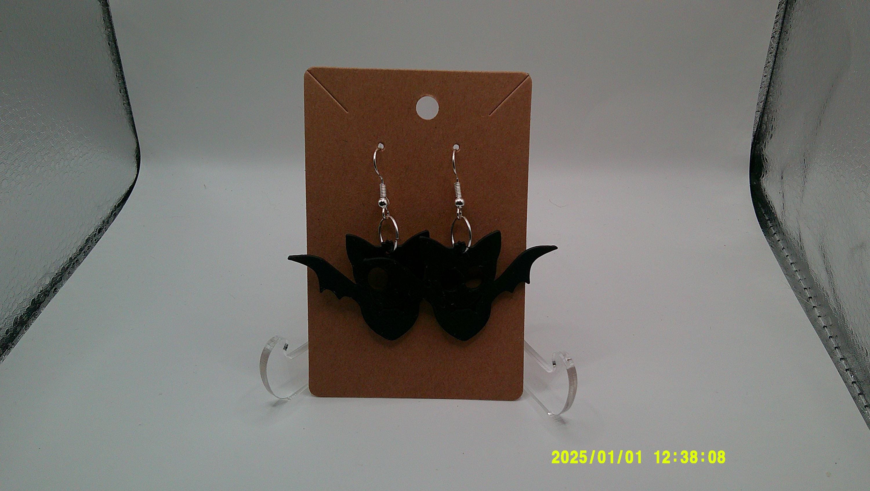 Batty Grin Earrings – Lightweight Halloween Charm