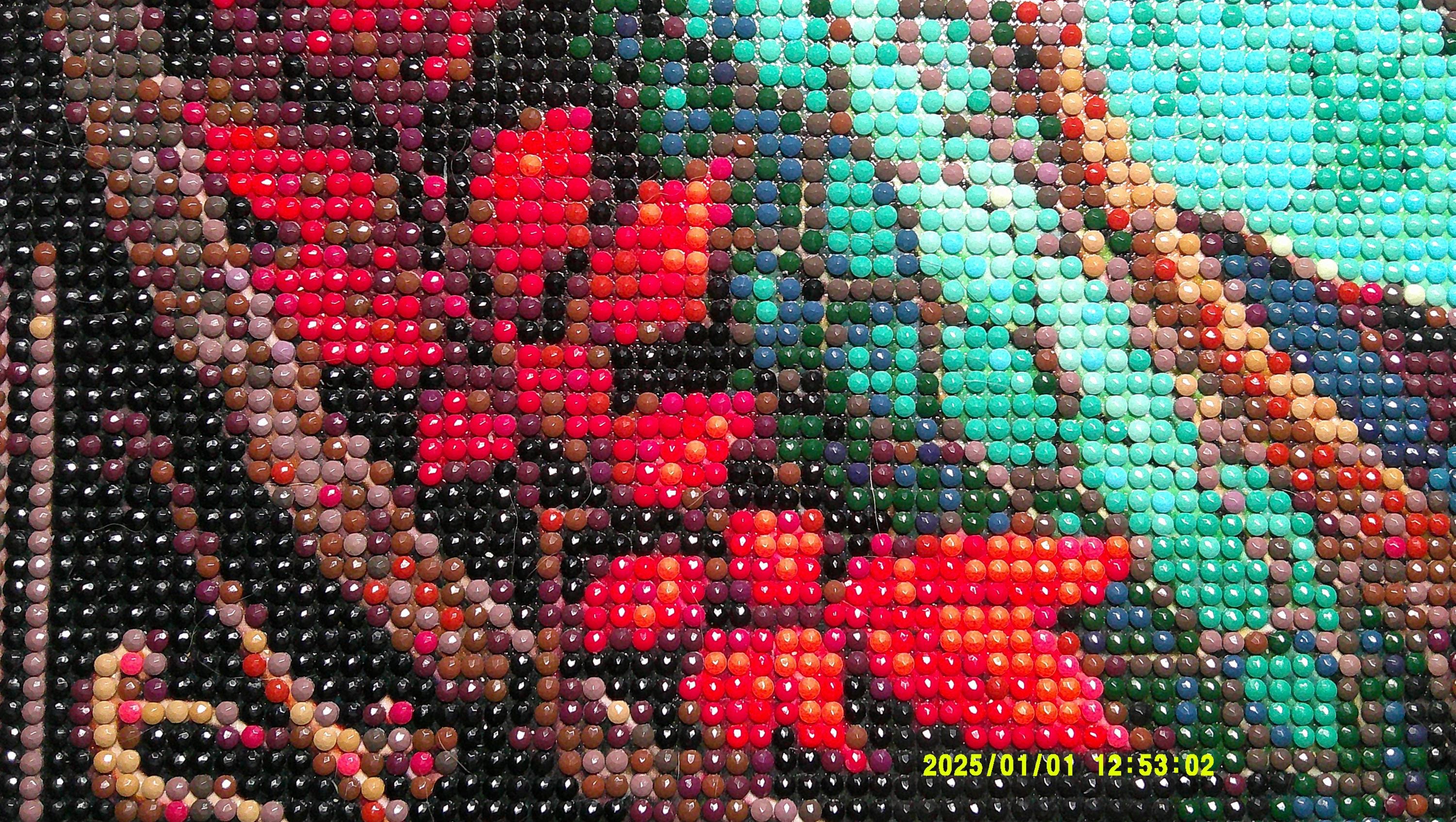 Crimson Leaves & Curled Dragon – Diamond Art Fantasy