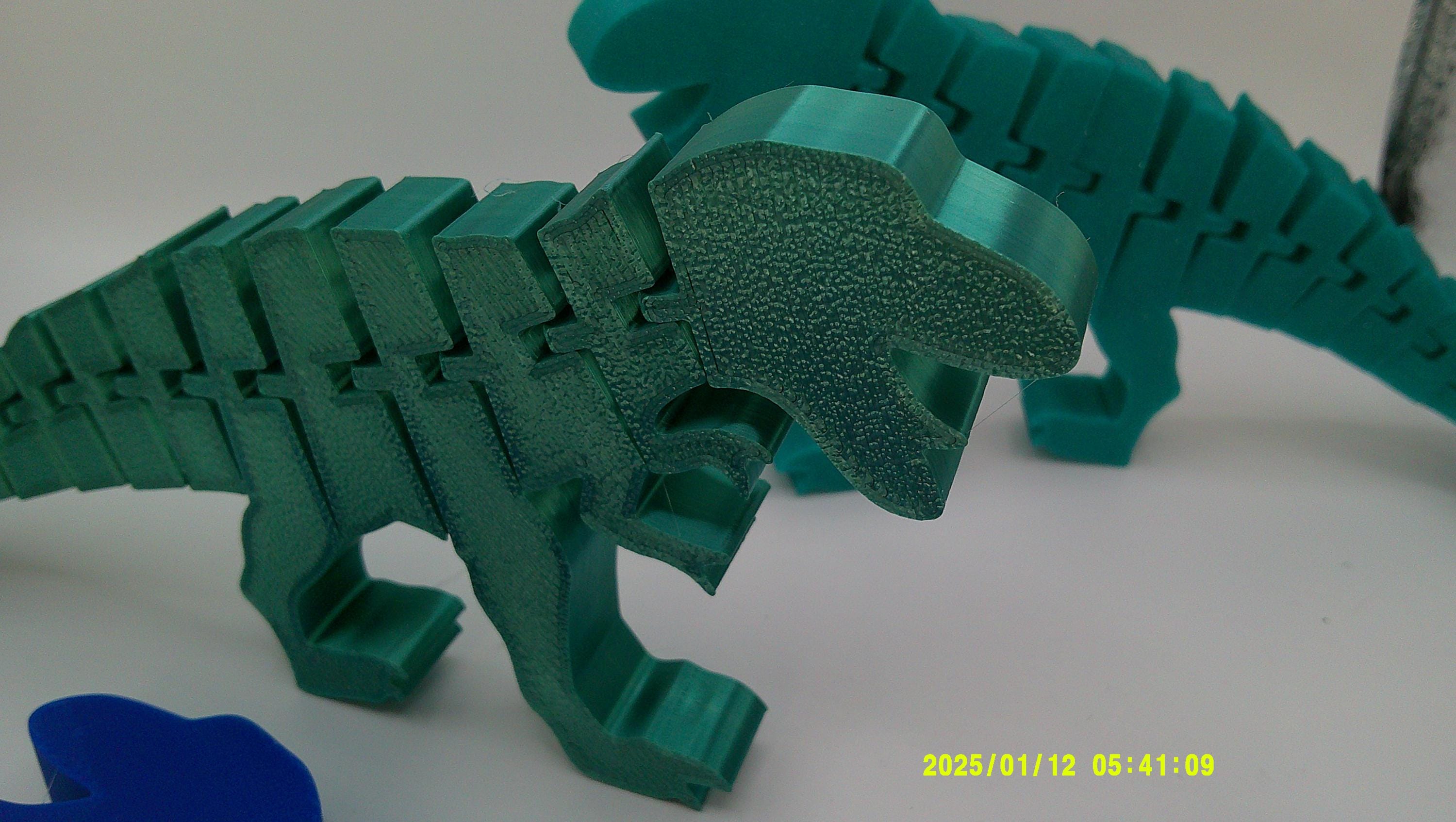 Wiggly T‑Rex Buddy, 3D Printed Flexi Dino