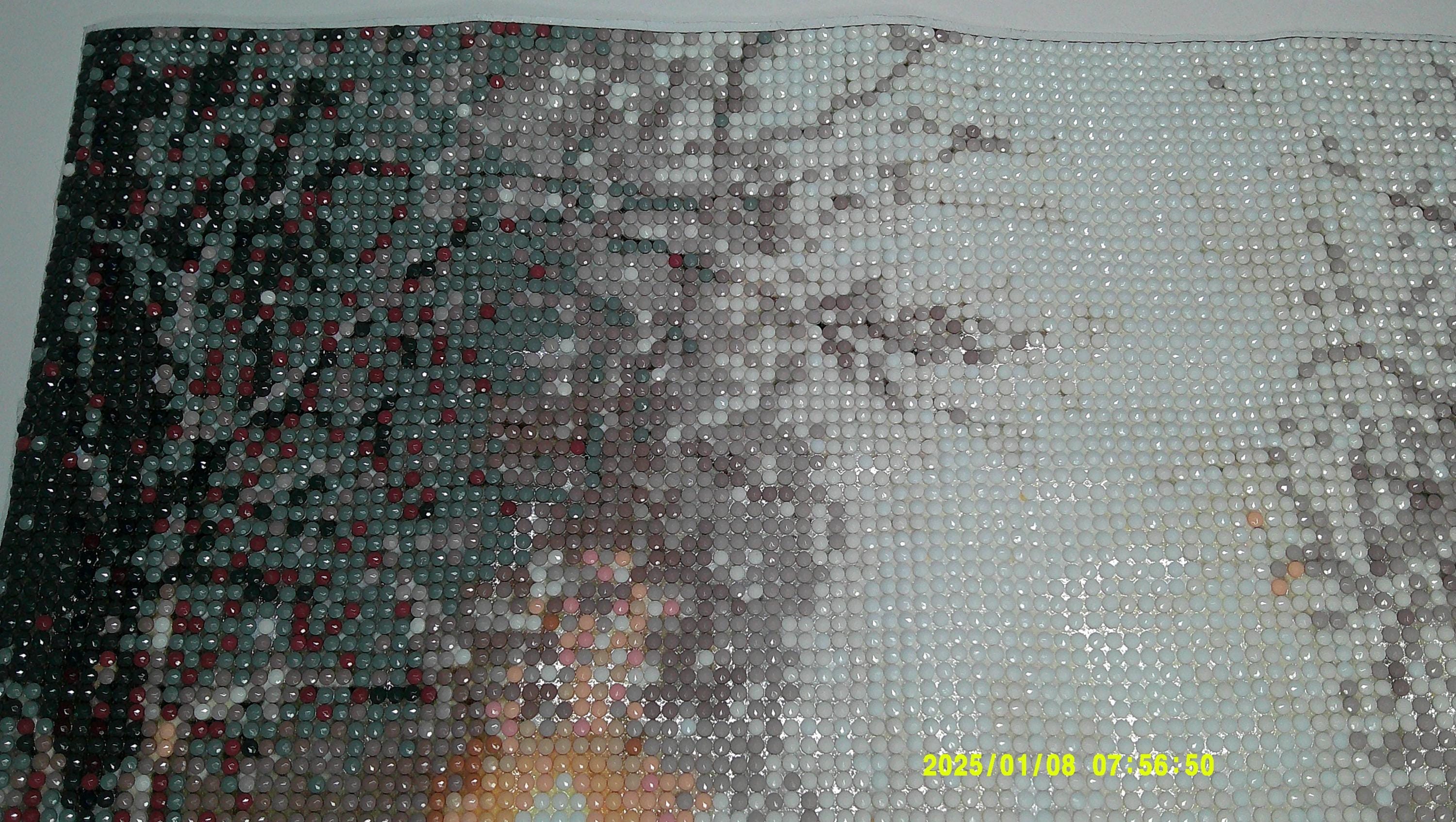 Horse‑Drawn Sleigh on Snowy Bridge | Winter Diamond Art Wall Decor