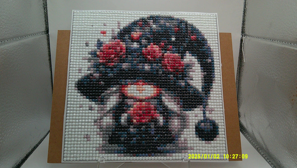 Midnight Blossom Gnome Diamond Art