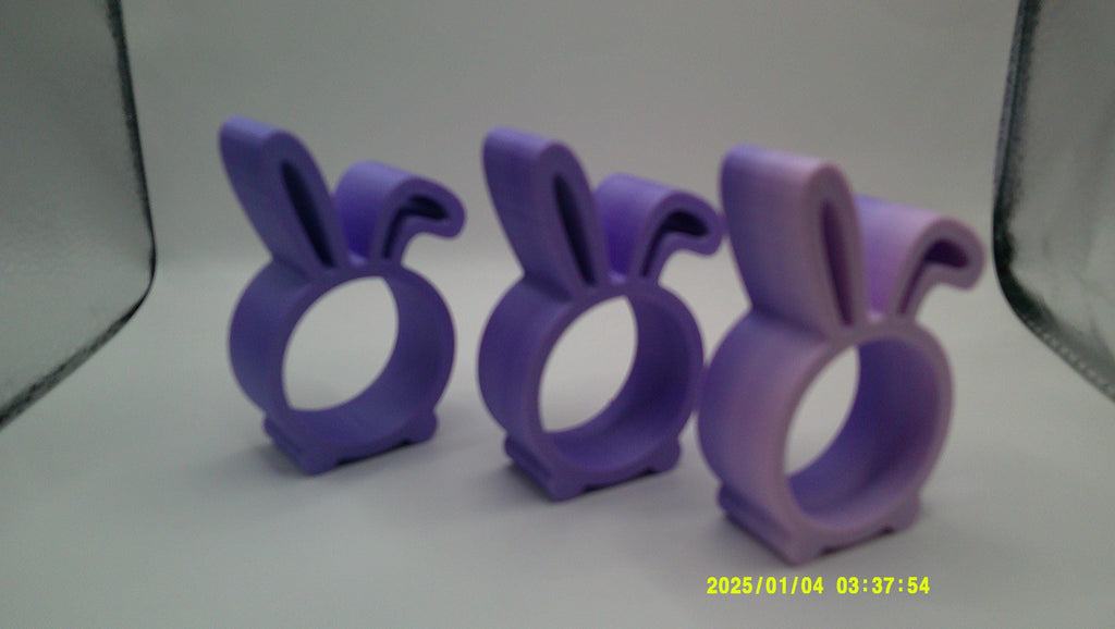 3D Printed Pastel Bunny Candy Cradles – Easter Party Favors
