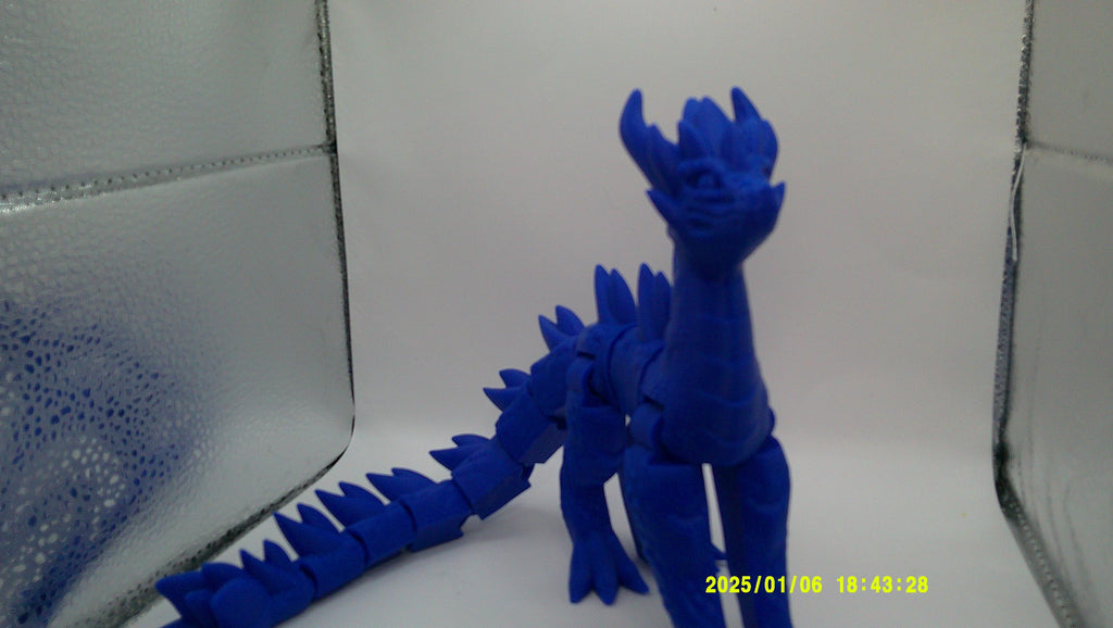 3D Printed Sapphire Spine Dragon