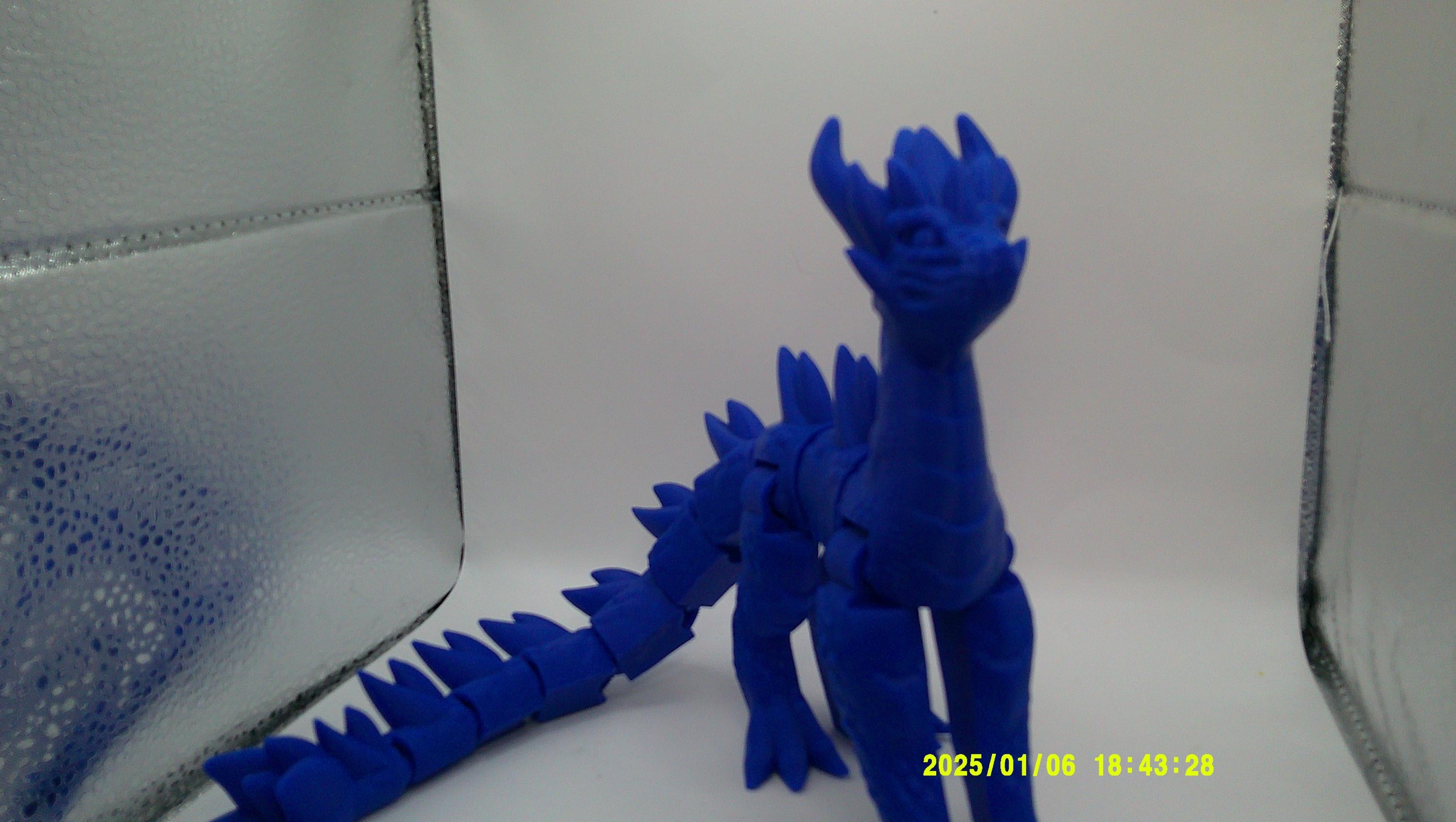 3D Printed Sapphire Spine Dragon
