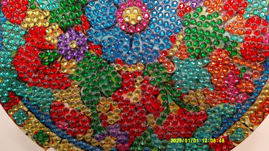 Radiant Mosaic Bloom Diamond Art Trivet