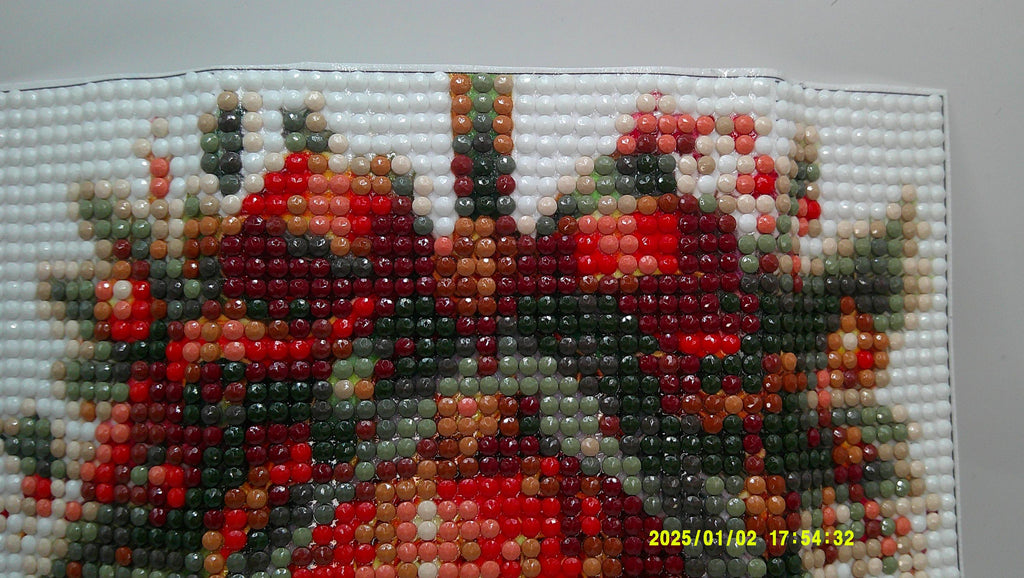 Festive Ribboned Ornament Diamond Art Painting