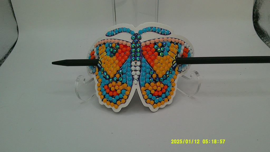 Sparkling Butterfly Rhinestone Butterfly | Multicolor Diamond Art Design