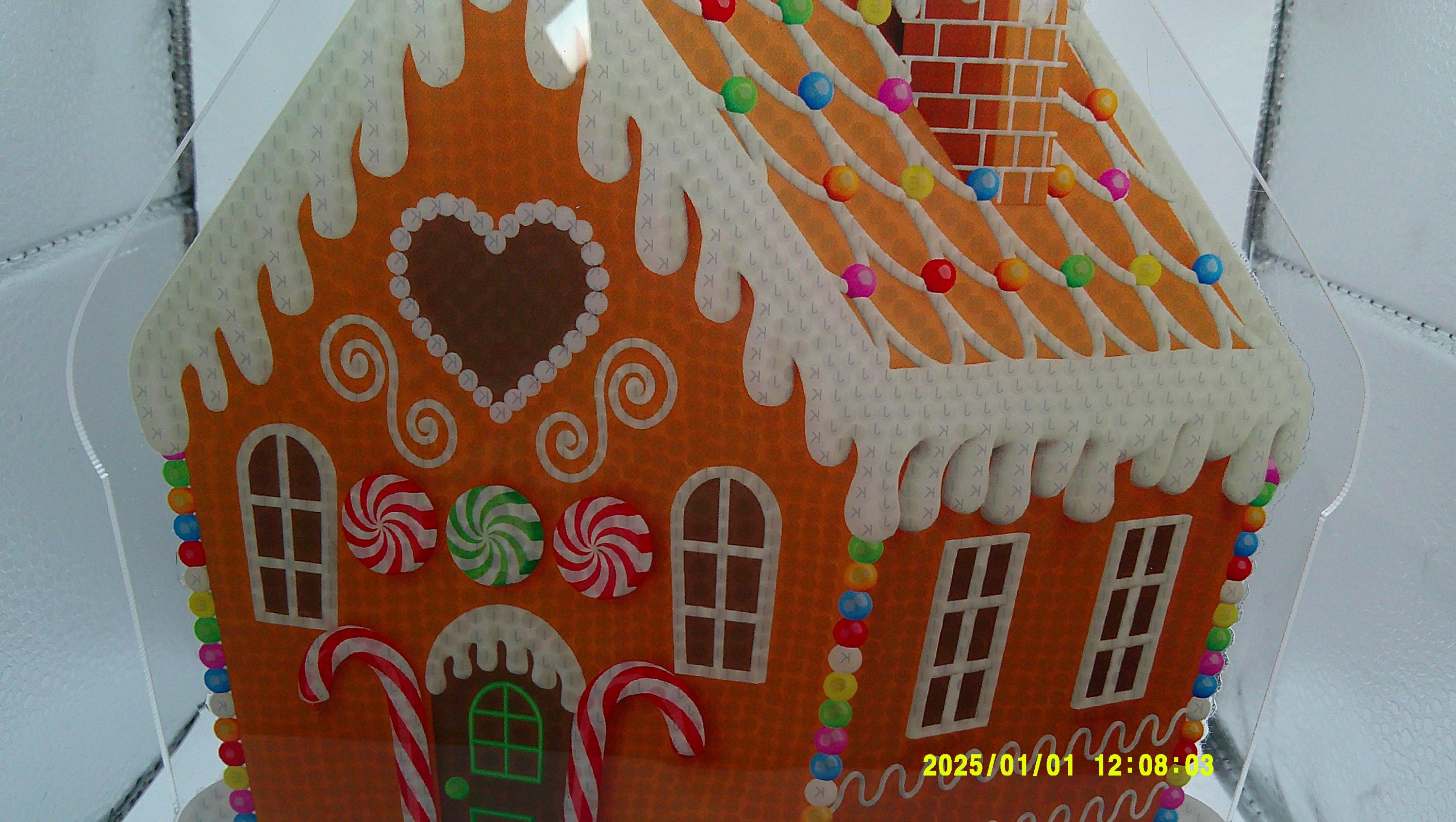 Gingerbread Candy Cottage Diamond Art