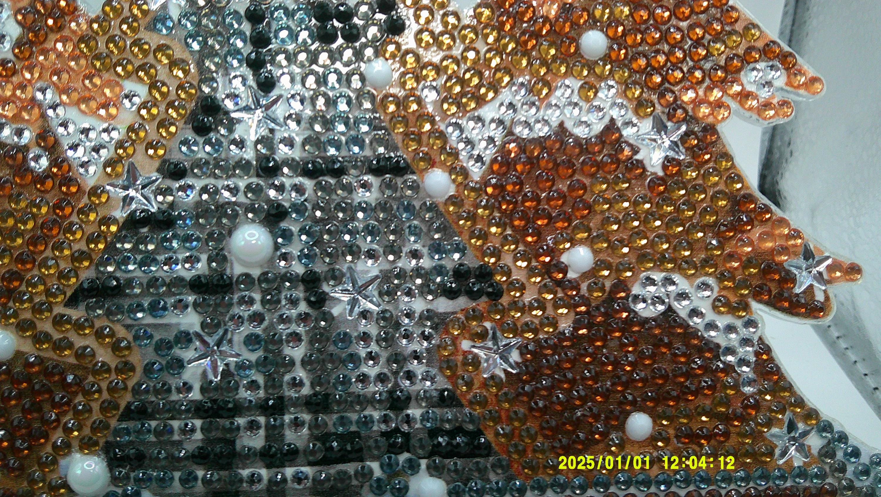 Festive Trio Christmas Tree Diamond Art Sun Catcher