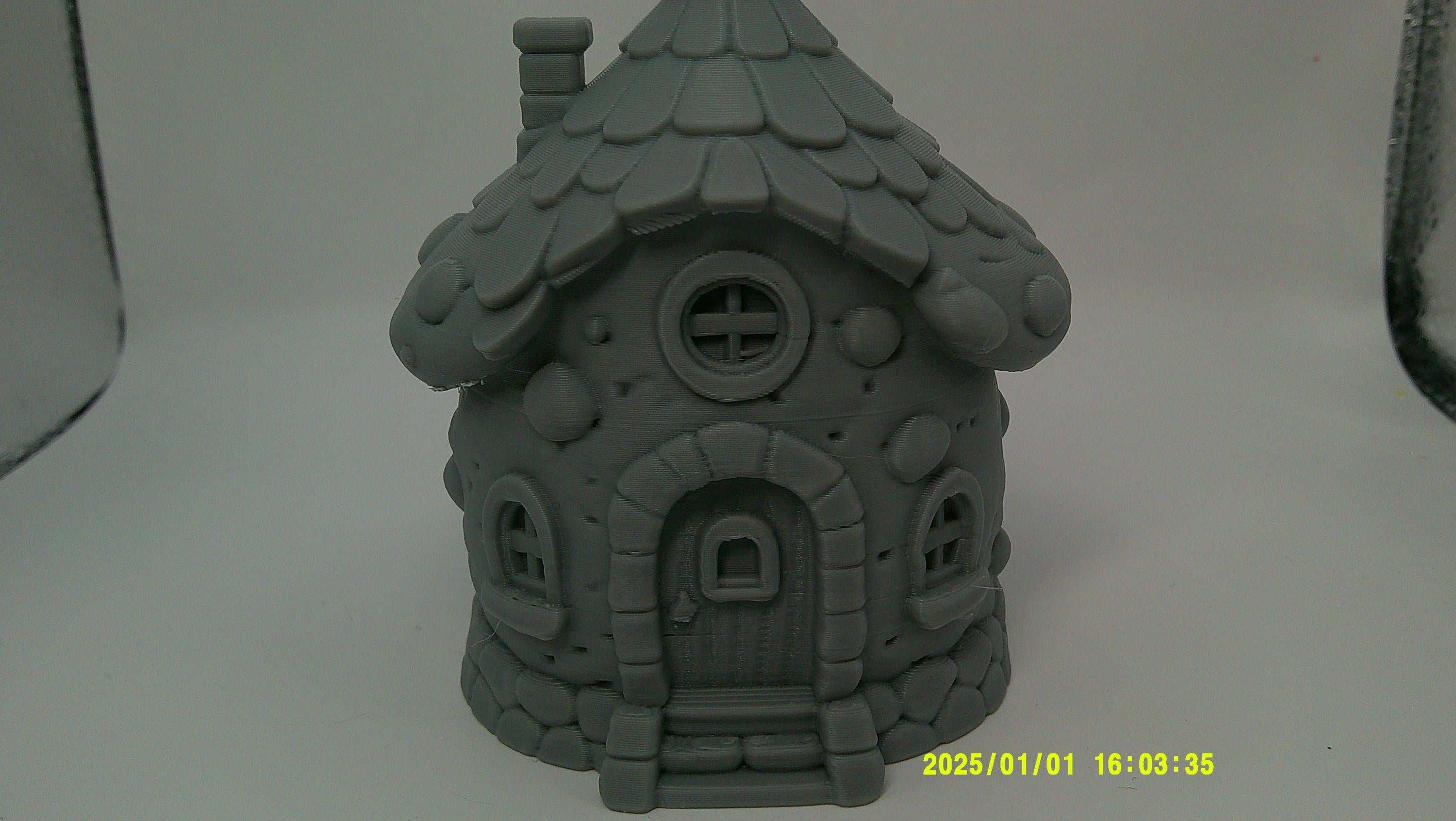 3D Printed Whimsical Fairy Village Mini Houses