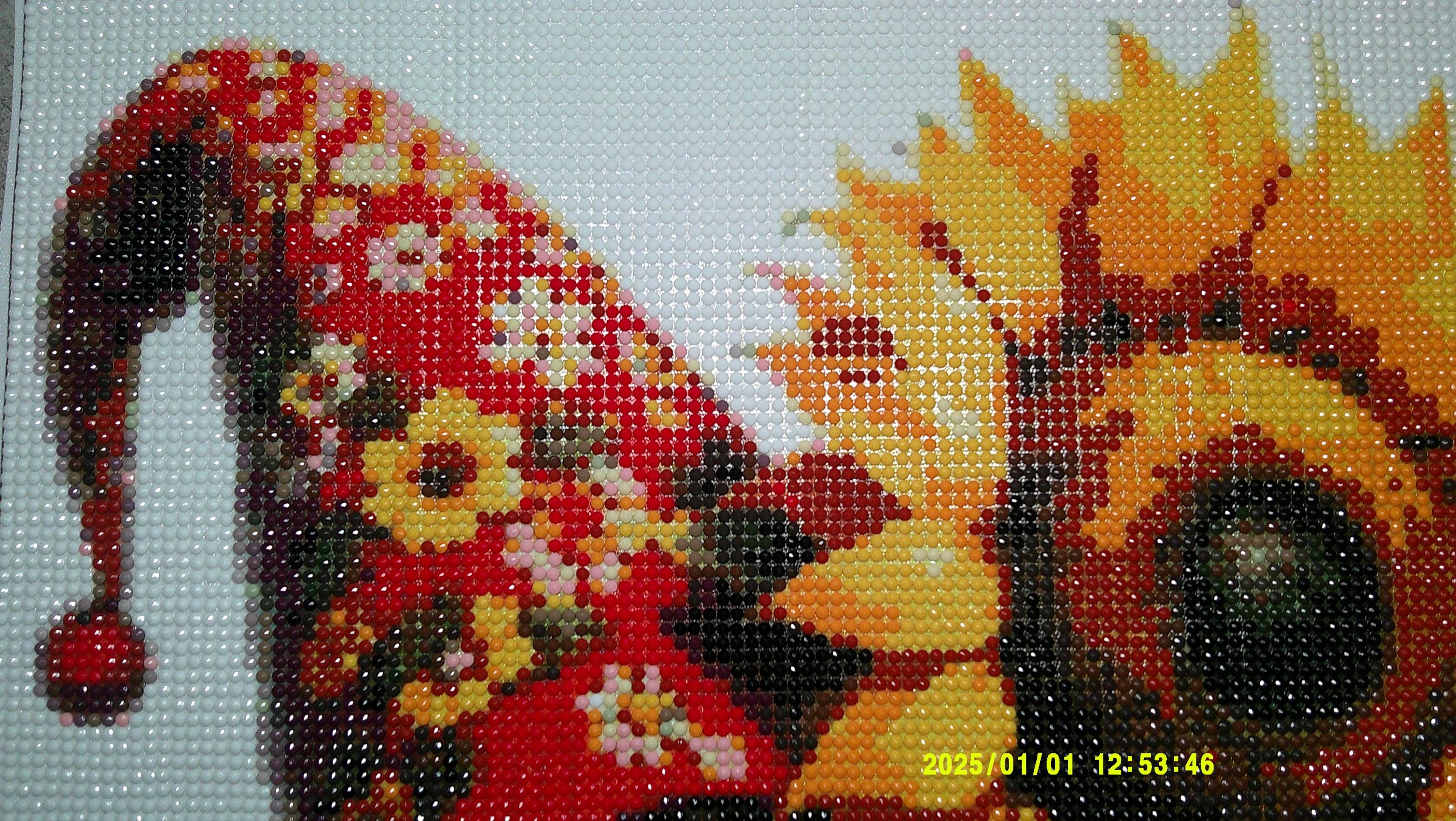 Whimsical Garden Gnome with Sunflowers – Diamond Art