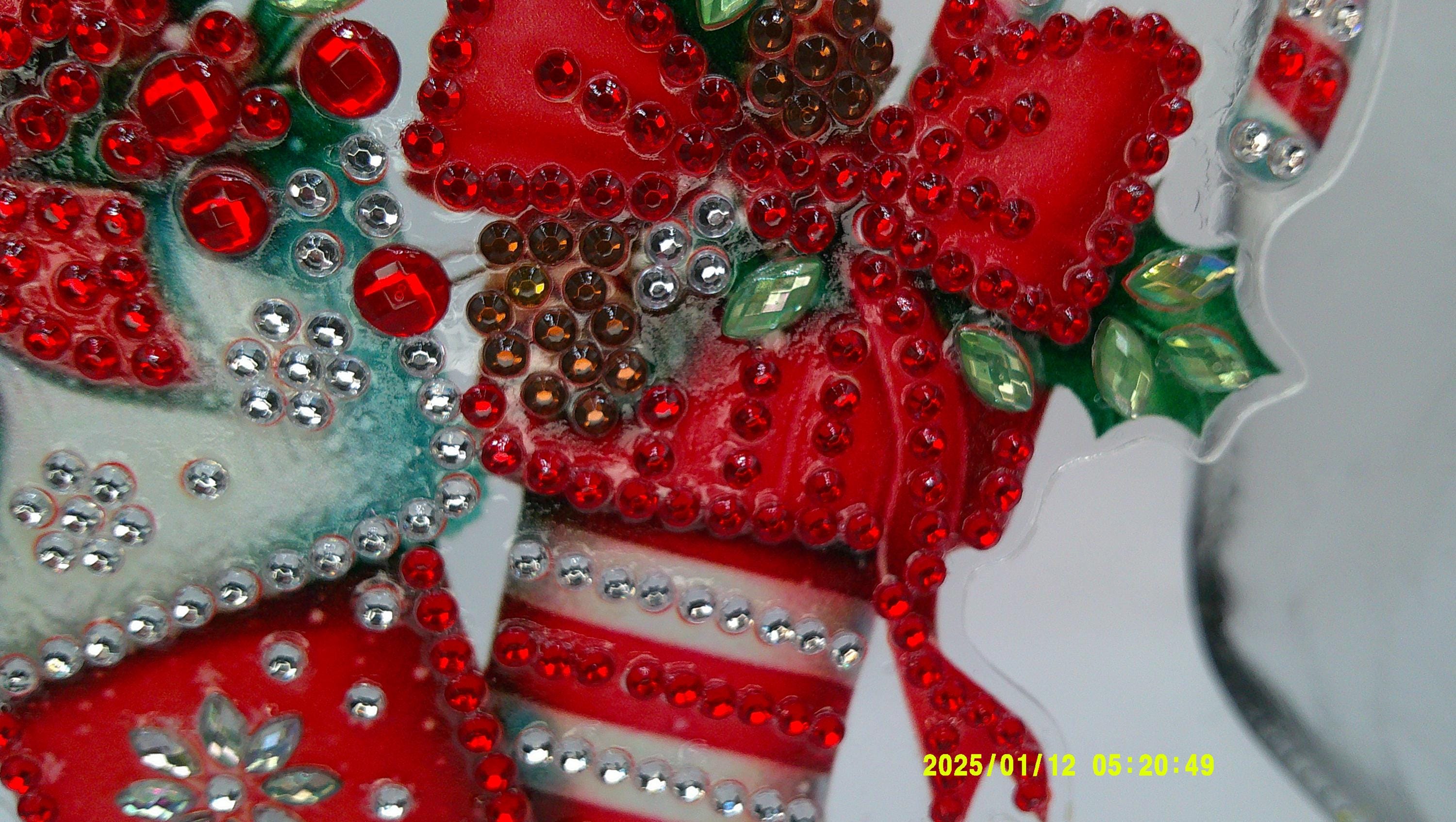 Jeweled Christmas Stockings Diamond Art | Festive Embellished Display