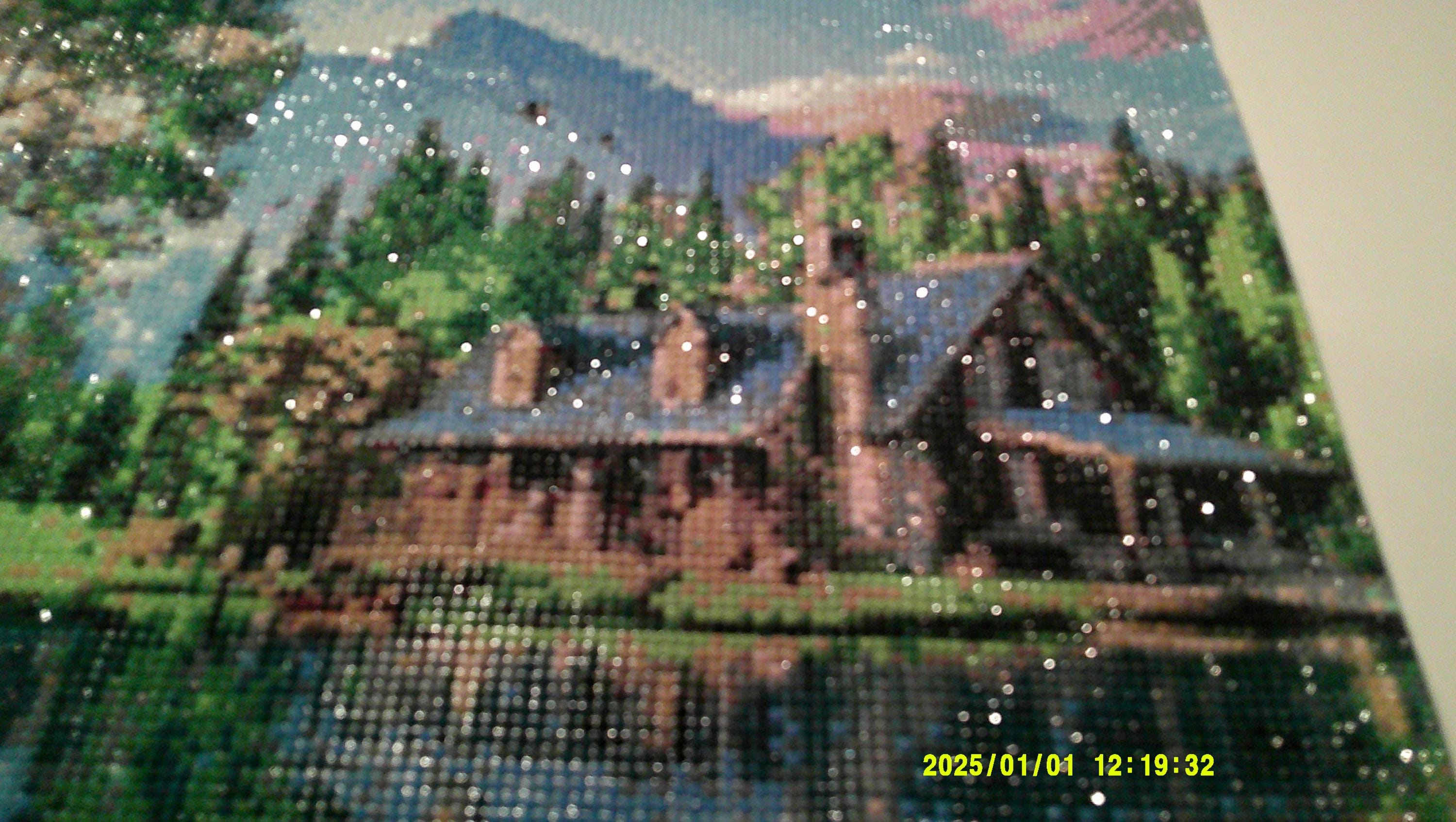 Lakeside Cabin Serenity Diamond Art Painting