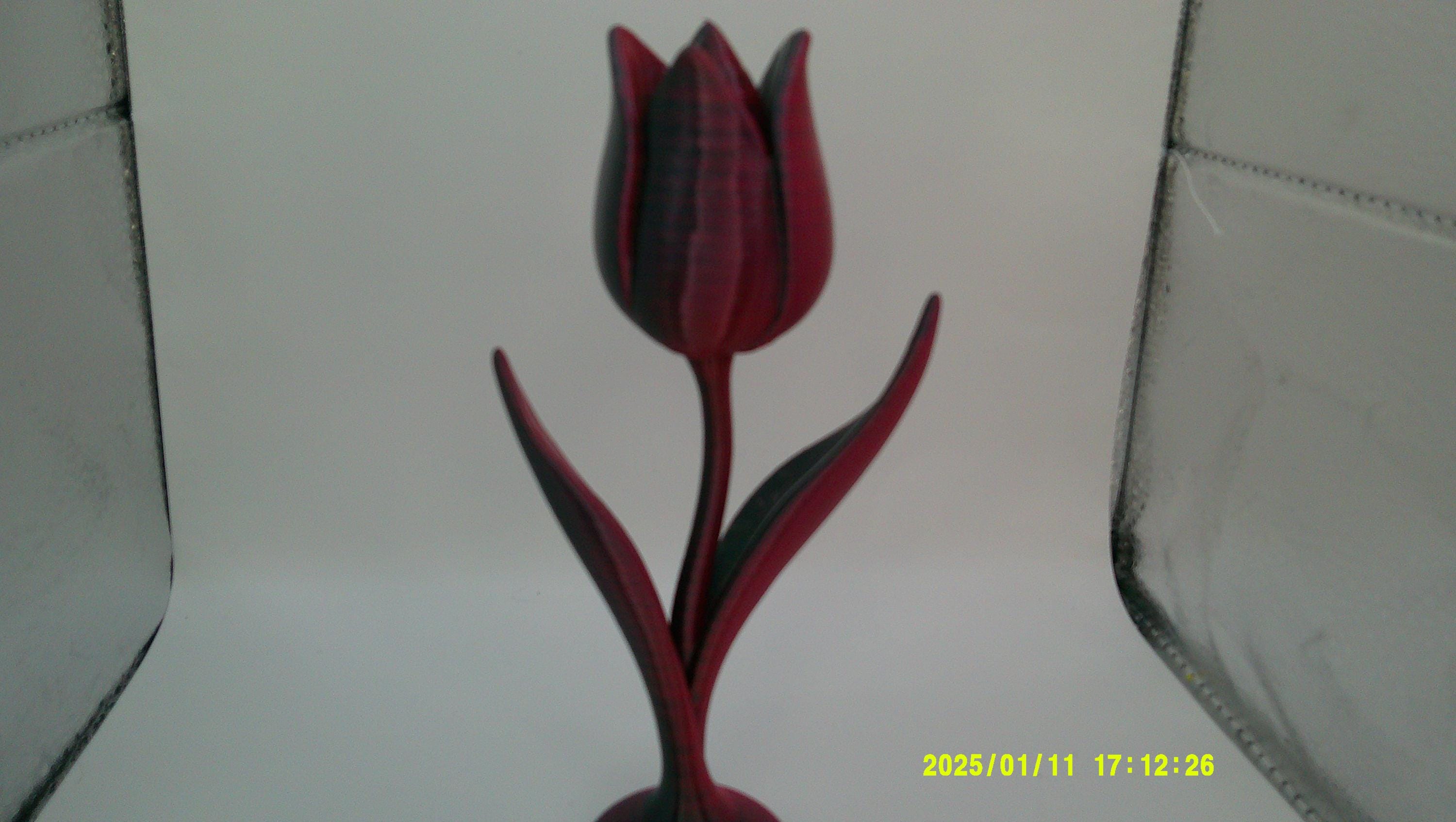 Love in Bloom – 3D Tulip Sculpture