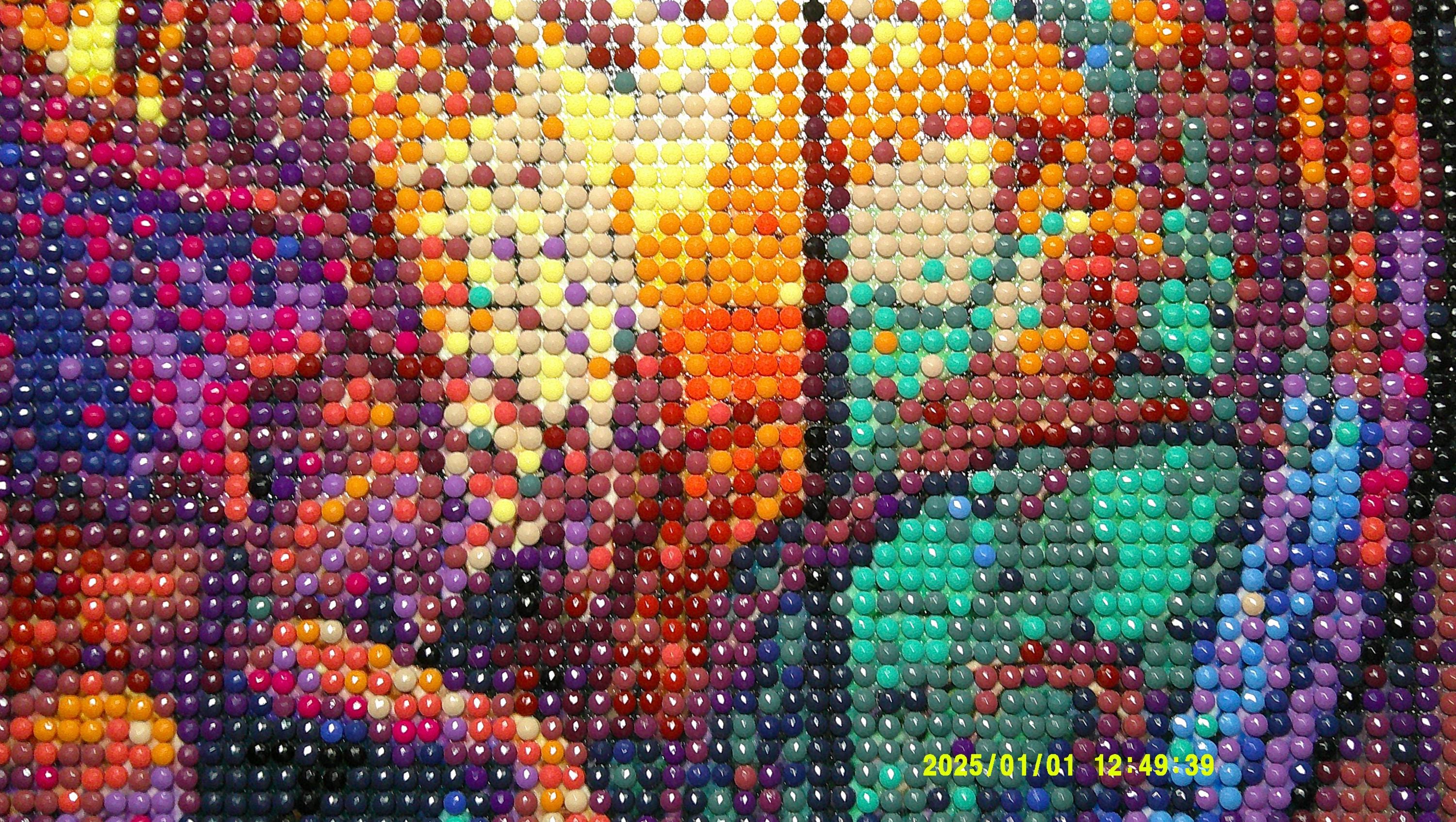 Radiant Fire Dragon Diamond Art Mosaic
