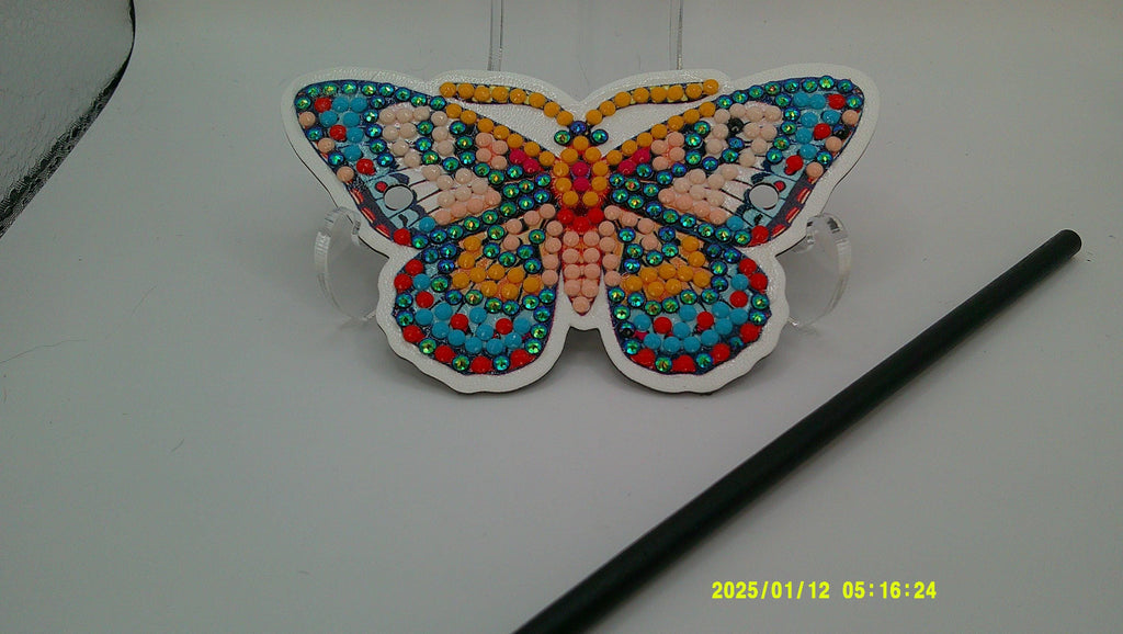 Colorful Butterfly Diamond Art | Bright Gem Wing Pattern