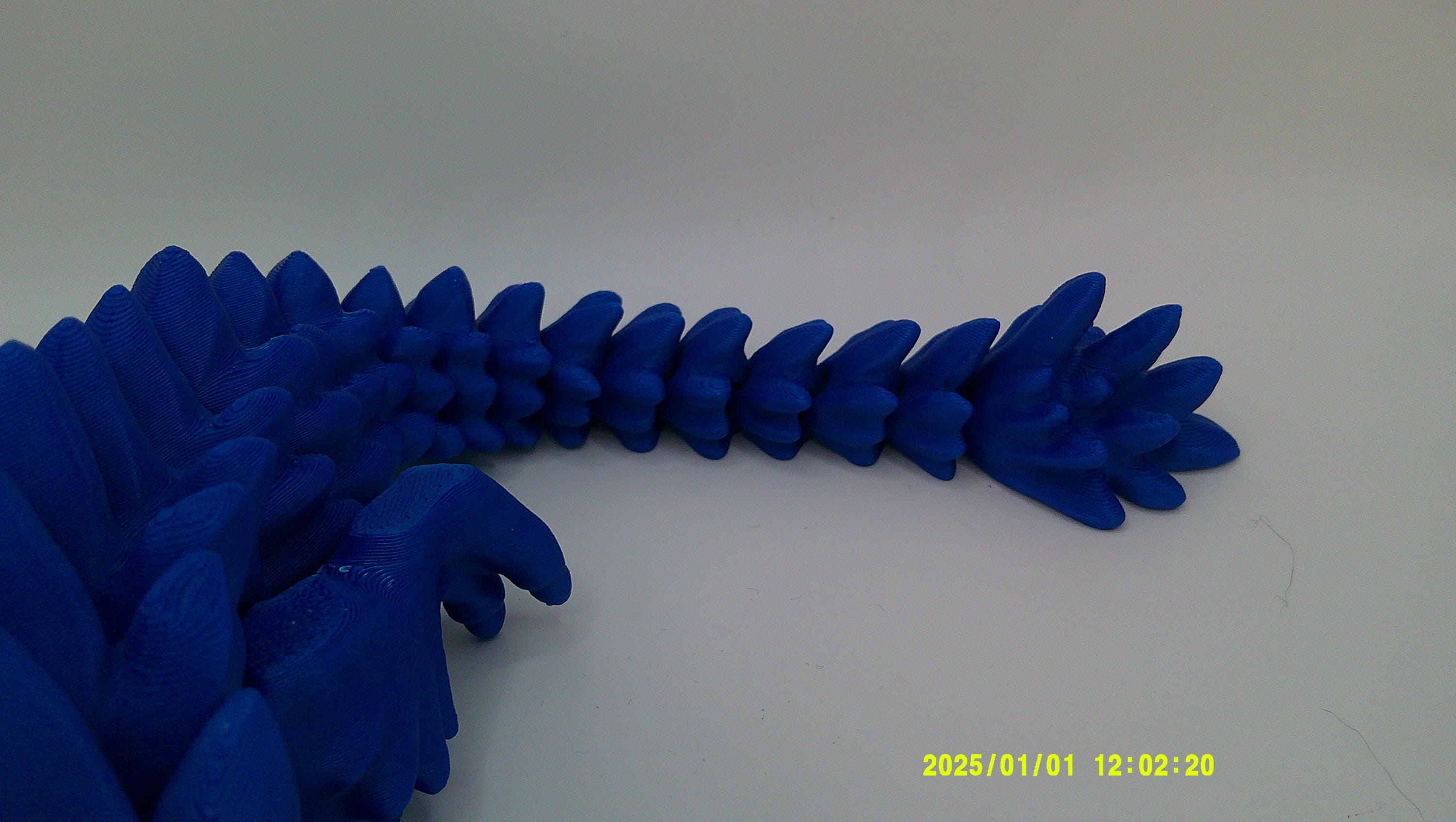 Flexi Fantasy Dragon, Poseable 3D Printed Creature
