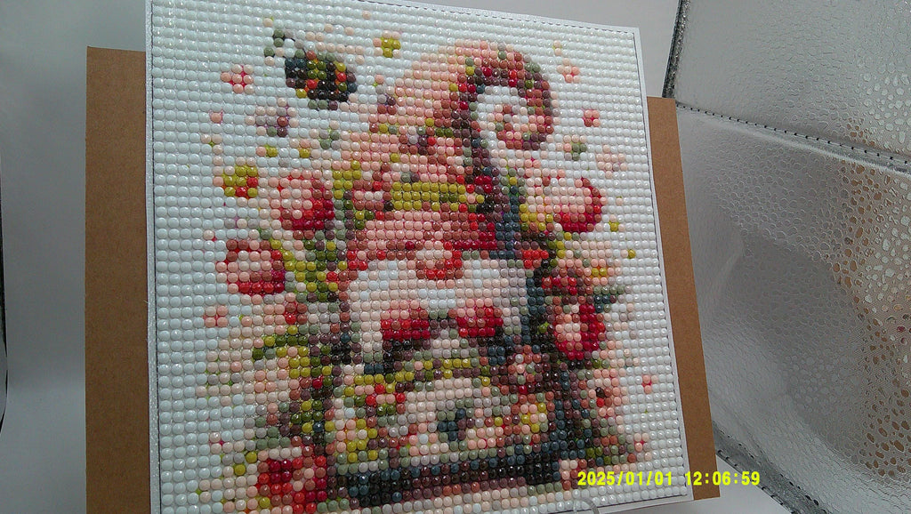 Playful Heart‑Hat Gnome Diamond Art