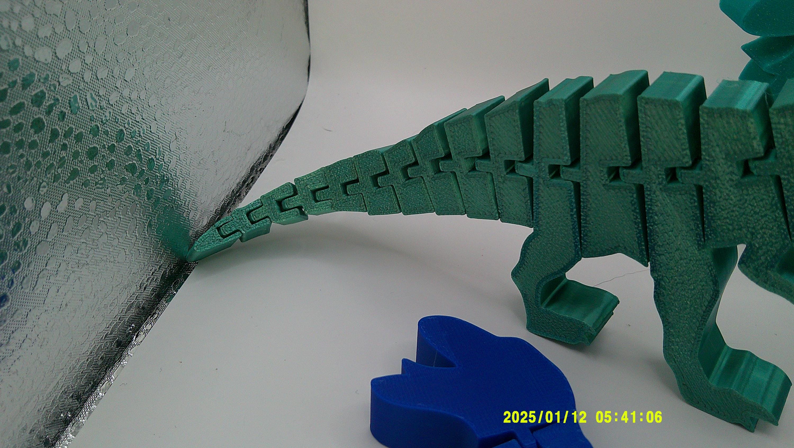 Wiggly T‑Rex Buddy, 3D Printed Flexi Dino