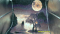 Moon Over the Woodland Trail