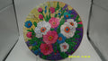 Rainbow Garden Bloom Diamond Art Trivet
