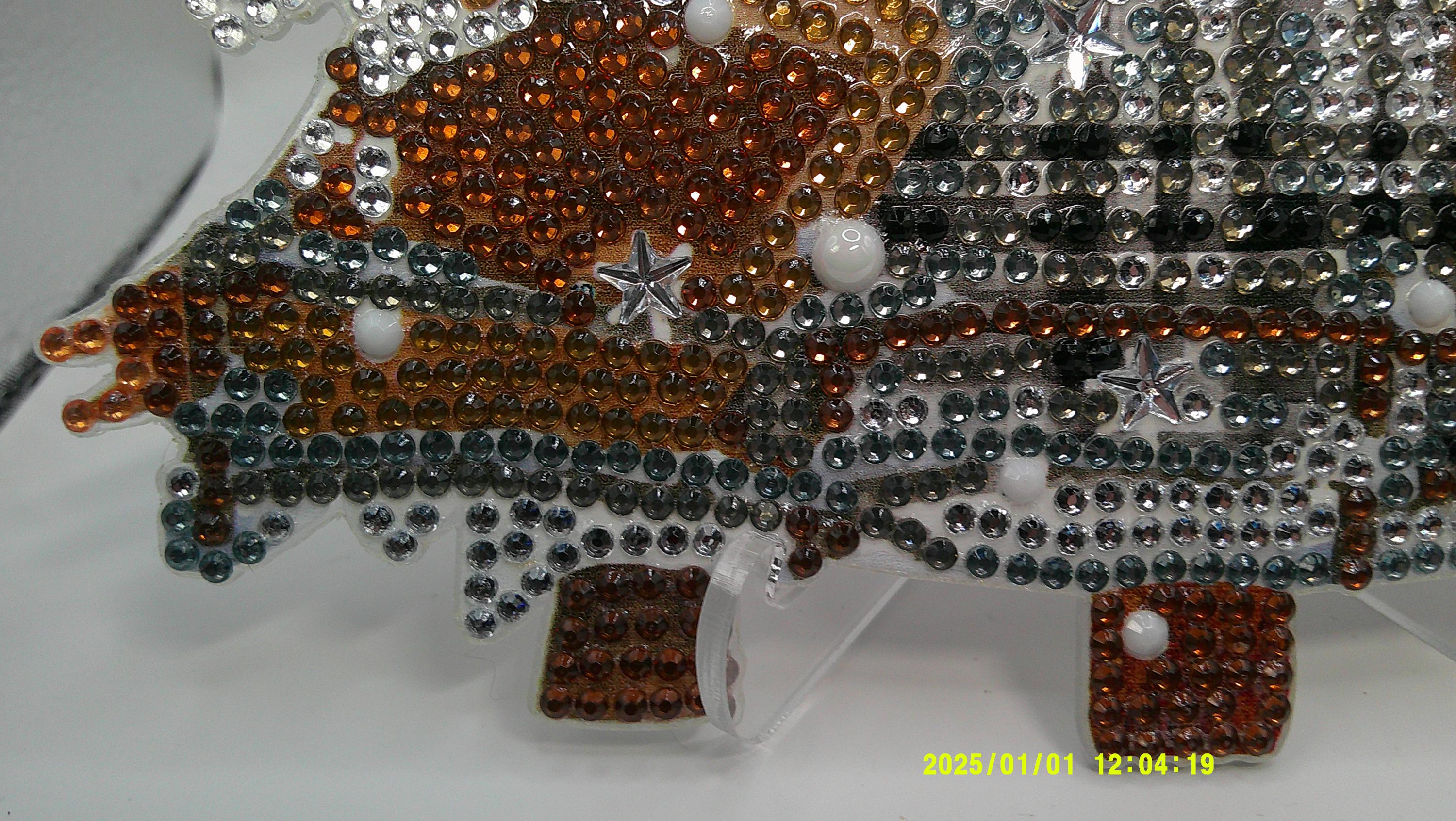Festive Trio Christmas Tree Diamond Art Sun Catcher