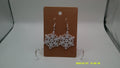 Holiday Snowflake Earrings – 3D Printed Seasonal Style