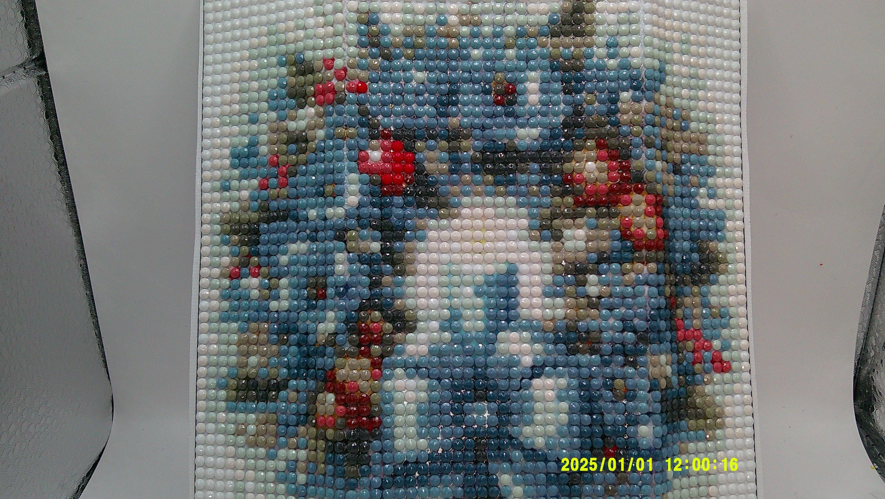 Frosted Holiday Wreath Diamond Art Painting