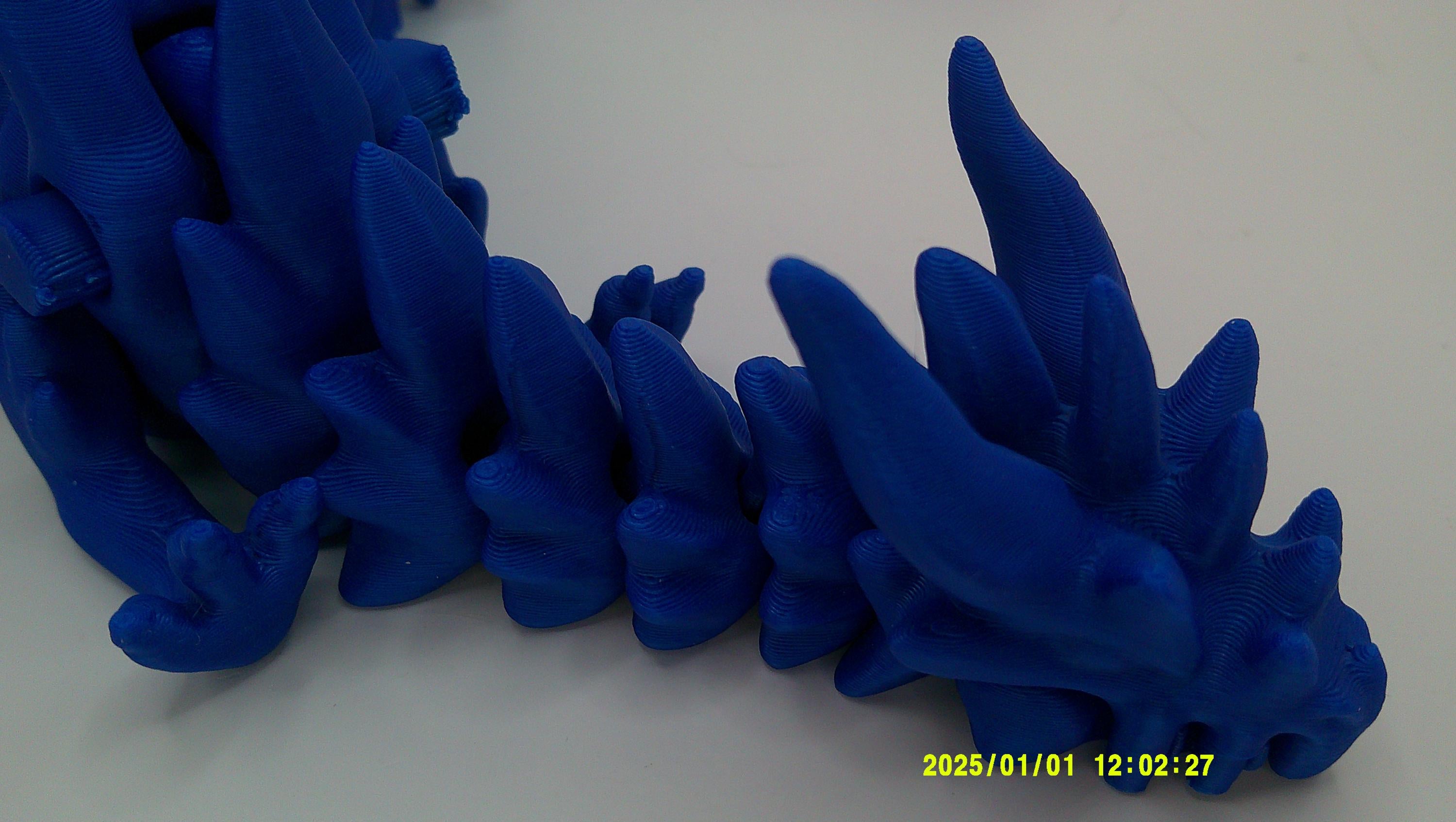 Flexi Fantasy Dragon, Poseable 3D Printed Creature