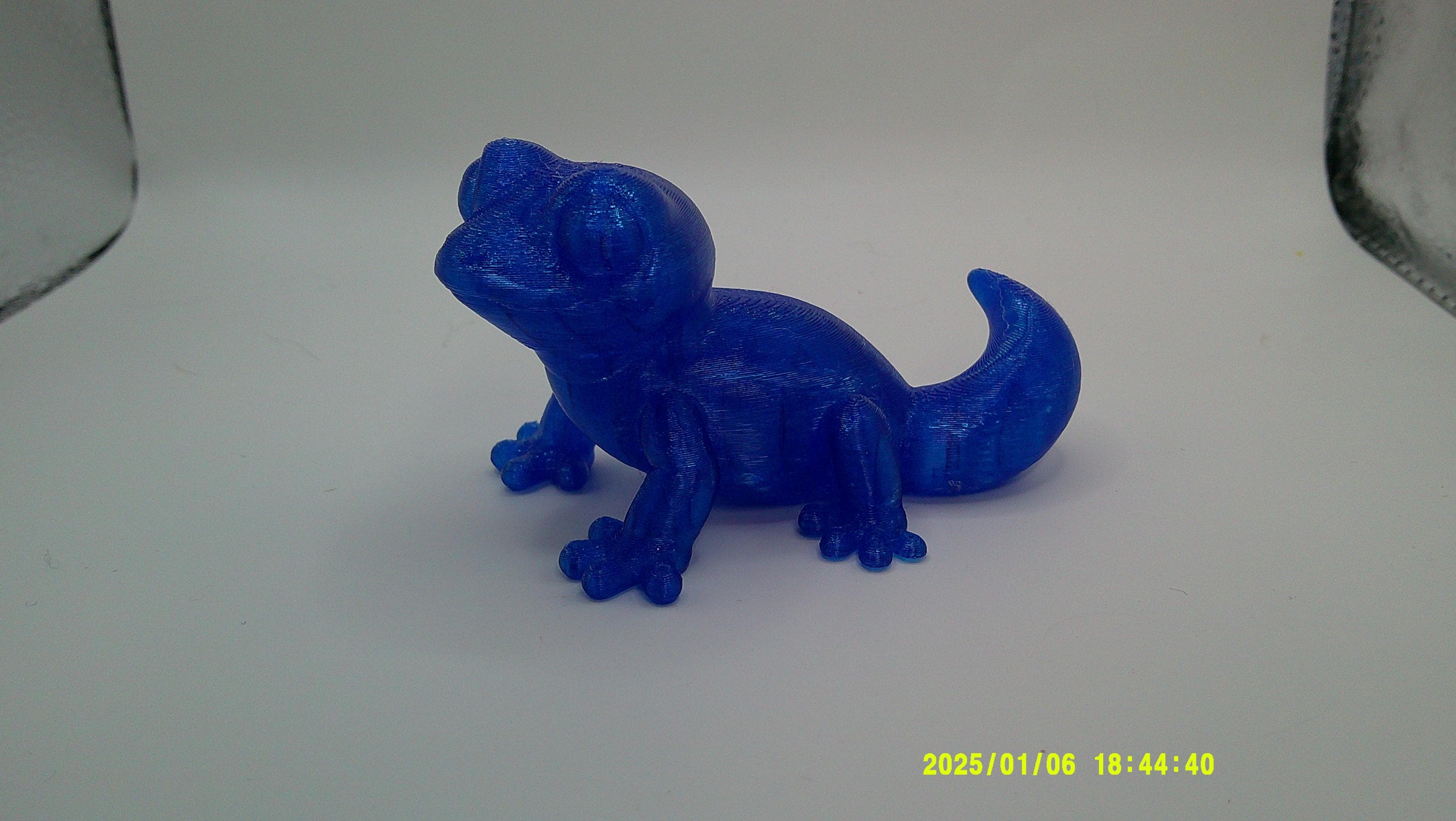 Blueberry Gecko Buddy - 3D Printed