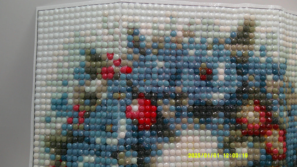 Frosted Holiday Wreath Diamond Art Painting