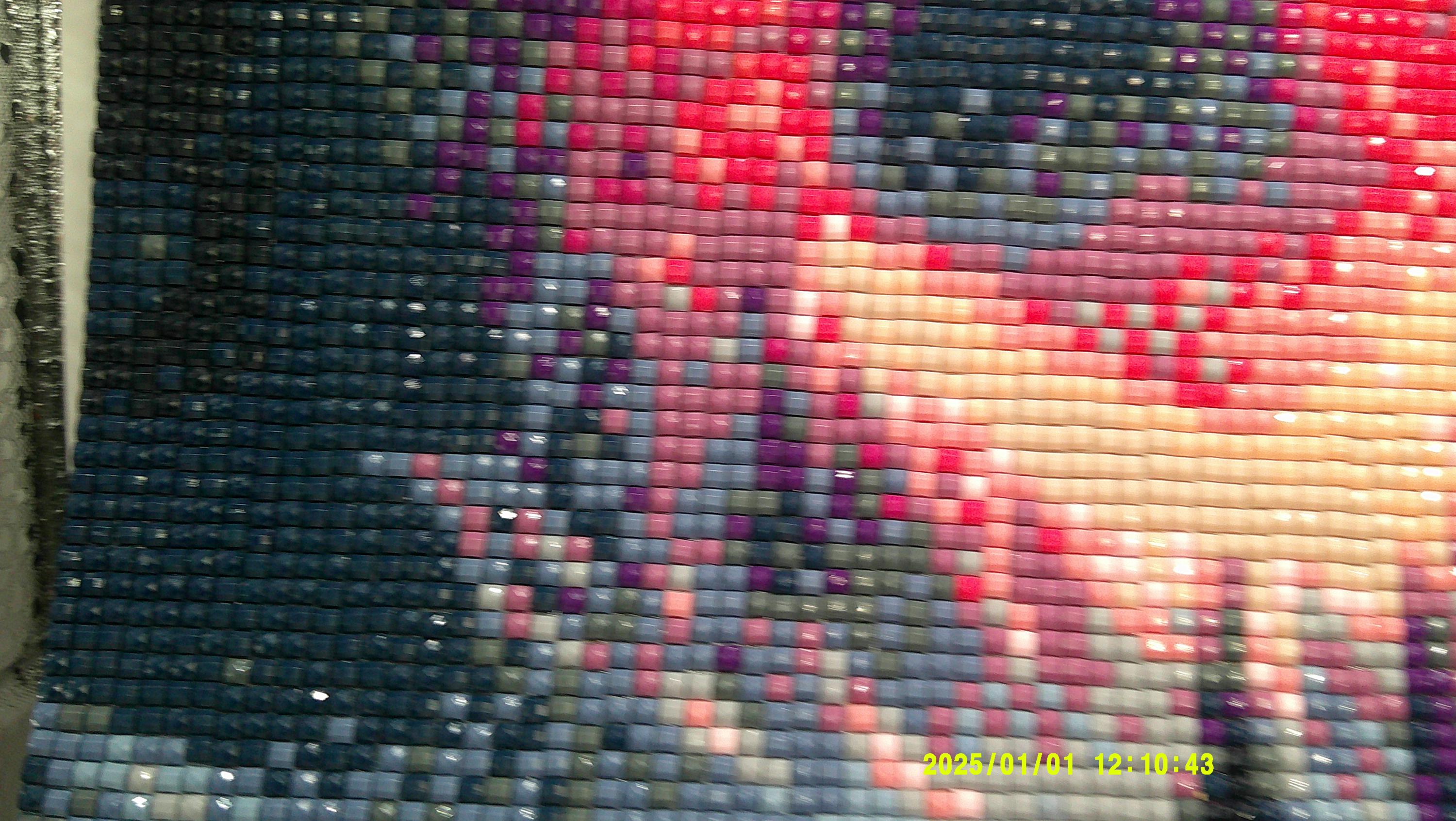 Crimson Cabin Reflections Diamond Art Painting