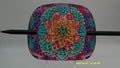 Vibrant Mandala Burst Diamond Art Hair Slide
