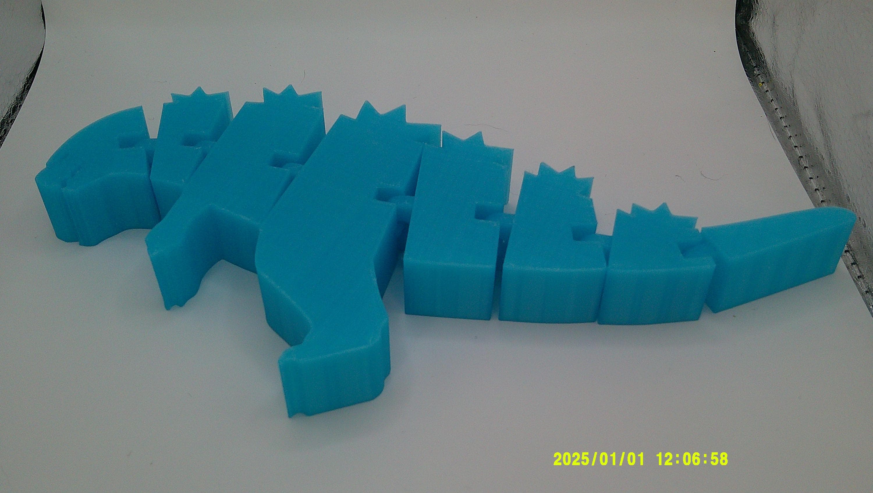 3D Printed Kaiju Flexi Figure, Godzilla‑Inspired Monster Collectible