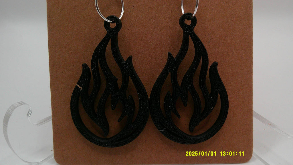 Dark Ember Earrings – Fierce & Fiery Drop Style