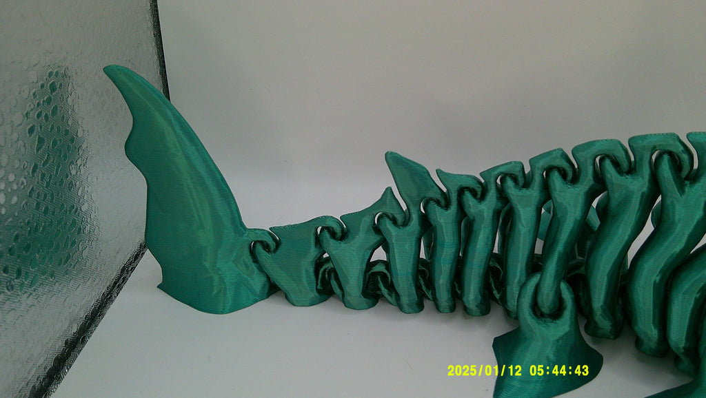 Articulated Hammerhead Shark Skeleton, 3D Printed Flexi Marine Animal Figure