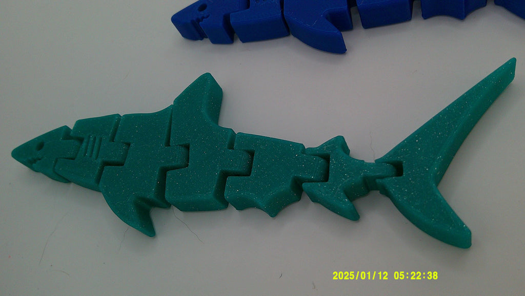 3D Printed Articulated Shark | Wiggle‑Joint Sea Creature