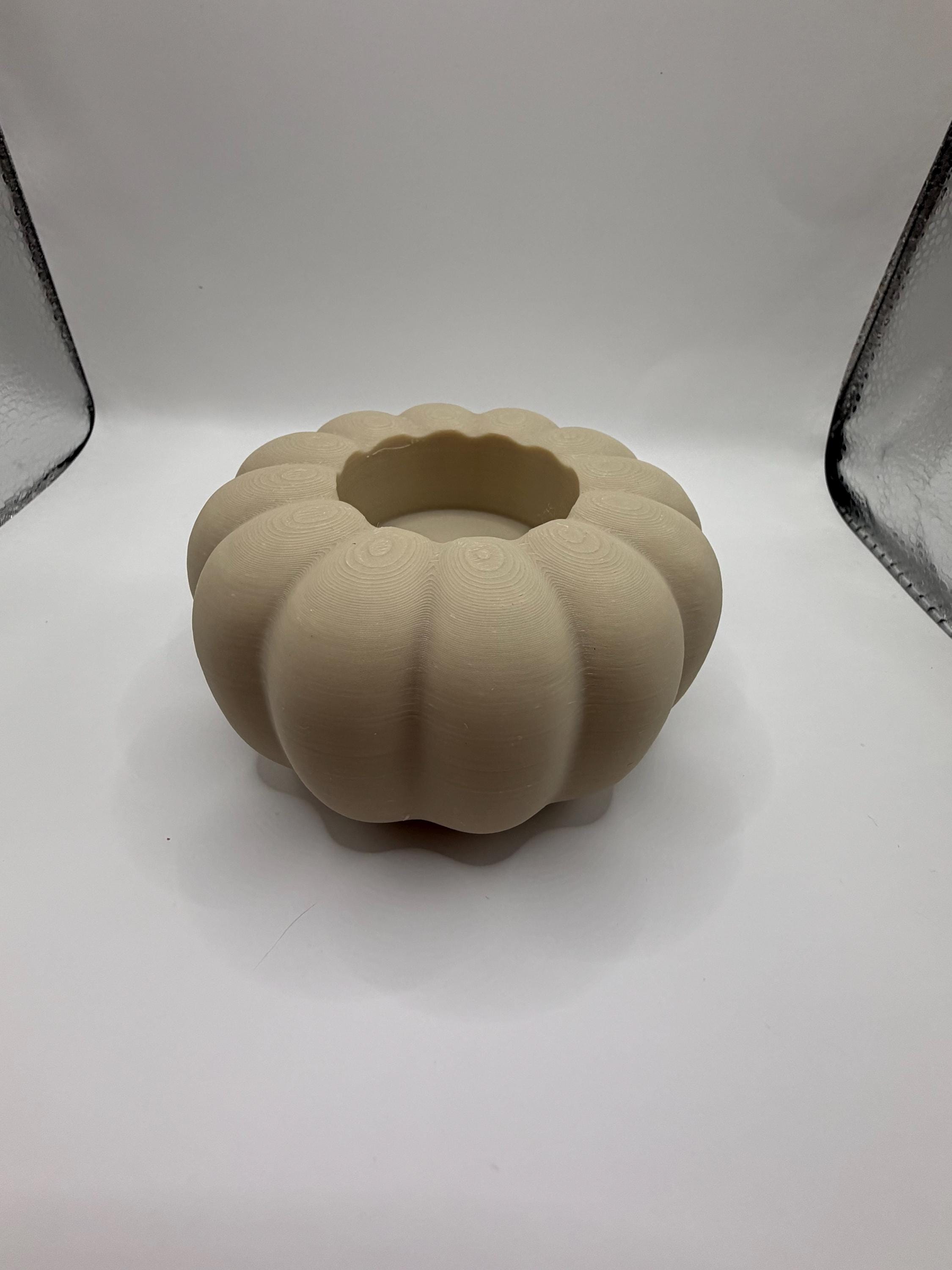 3D Printed Pumpkin Tea Light Holder