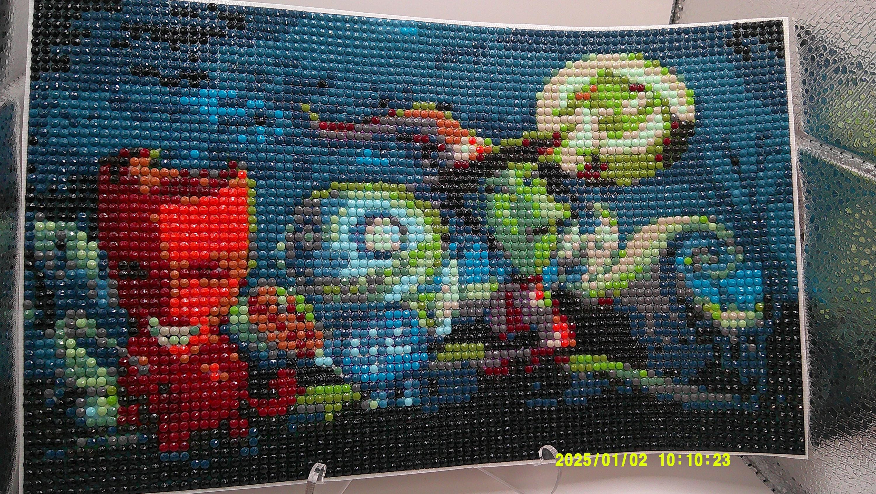 Locke, Shock & Barrel Diamond Art Trio