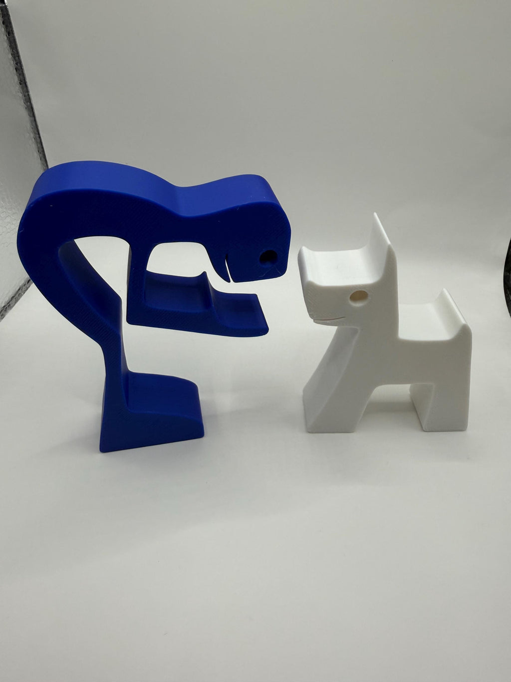 3D Printed Dog and Owner Statue - Minimalist Pet Memorial Gift