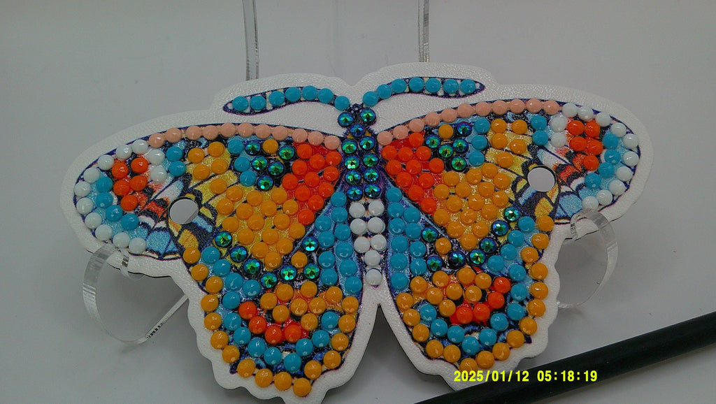 Sparkling Butterfly Rhinestone Butterfly | Multicolor Diamond Art Design