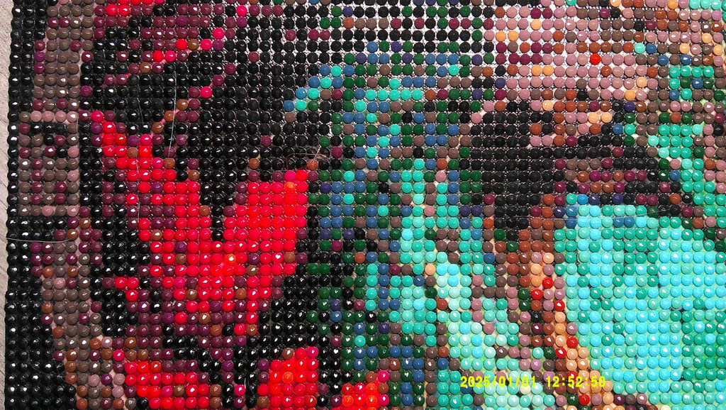 Crimson Leaves & Curled Dragon – Diamond Art Fantasy