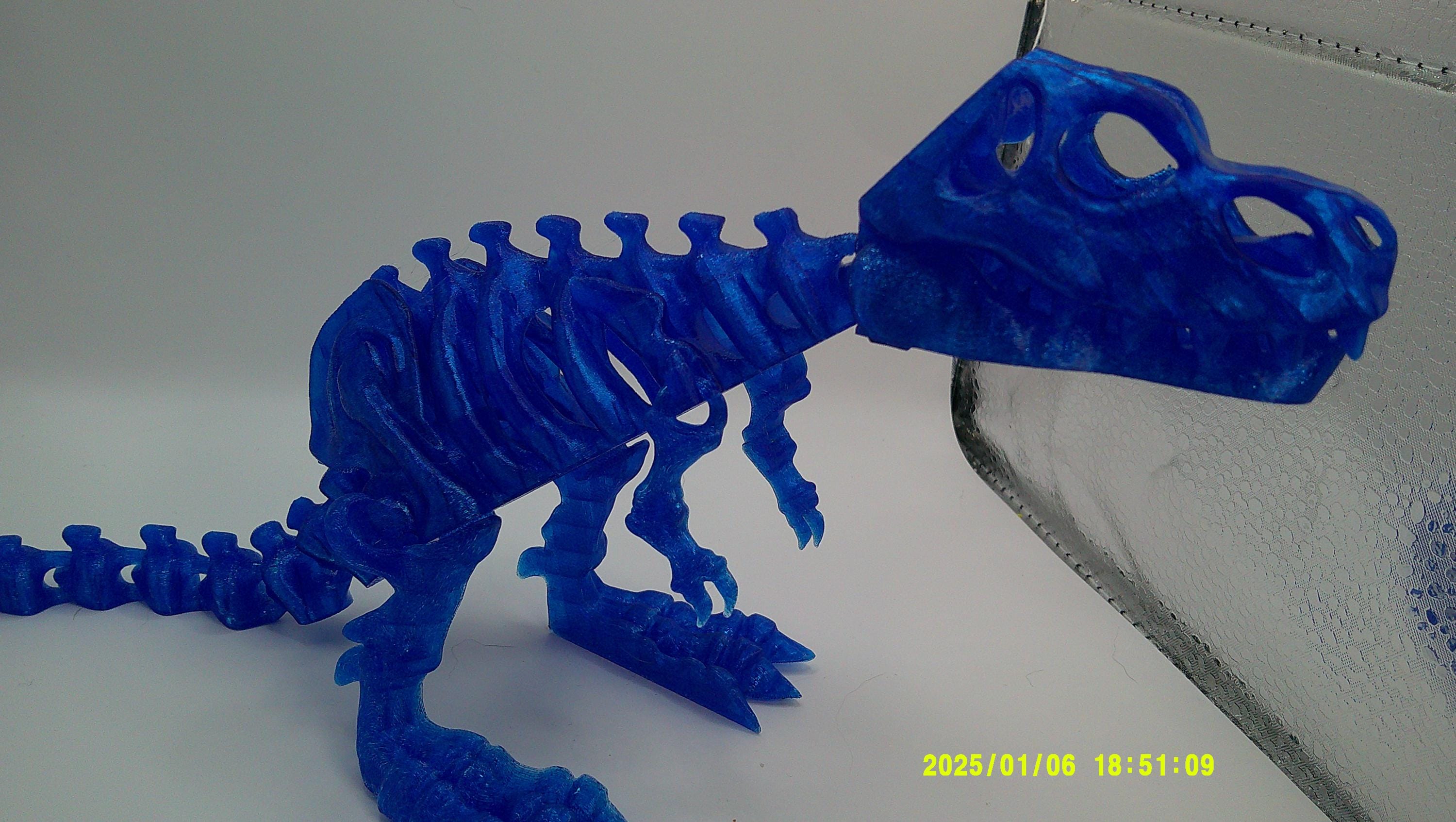 Articulated T‑Rex Skeleton with Moving Jaw