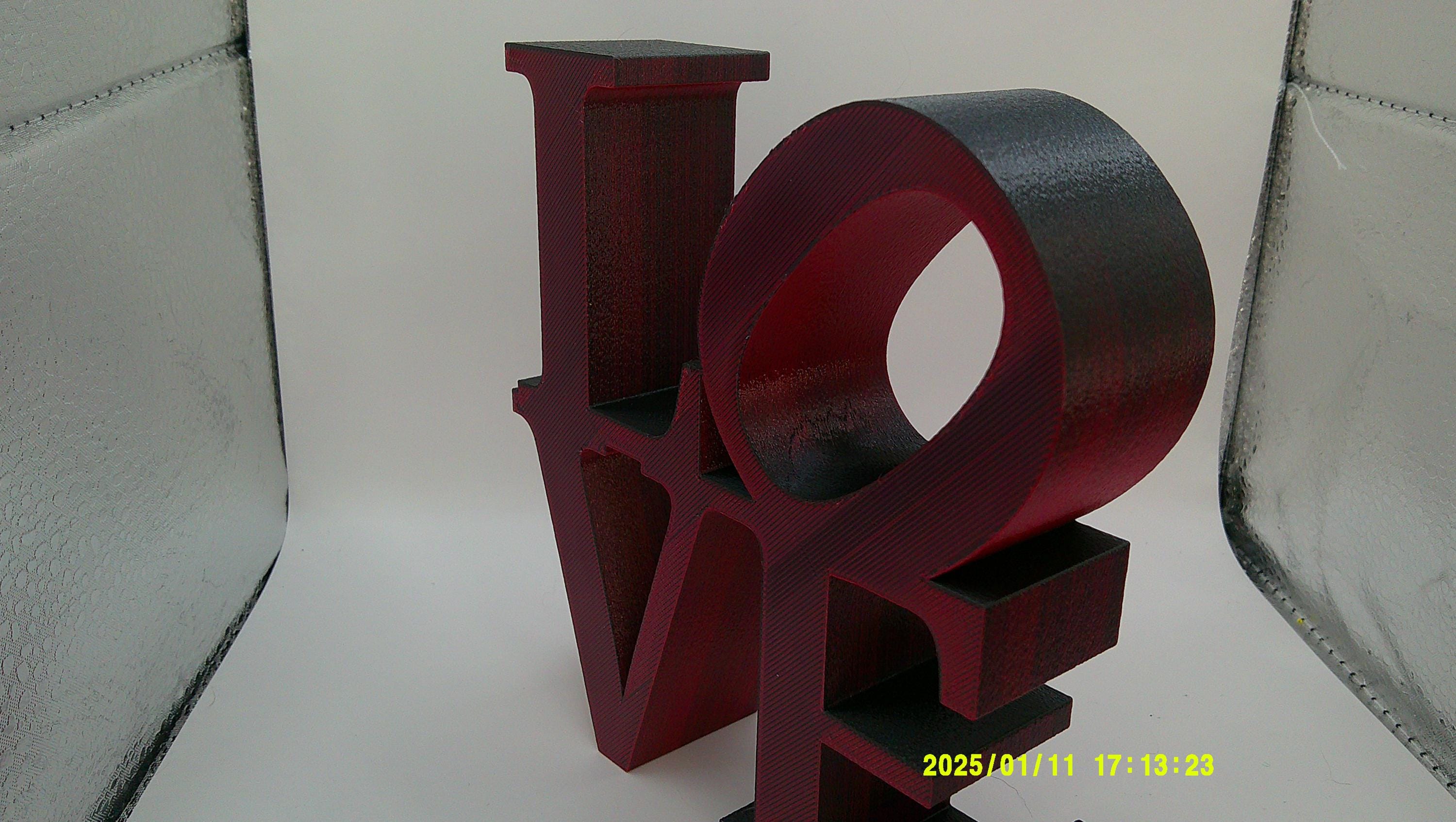 3D Printed LOVE Sign – Modern Decor
