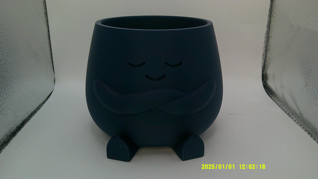 3D Printed Character Planter, Playful Succulent Pot, Minimalist Home Decor