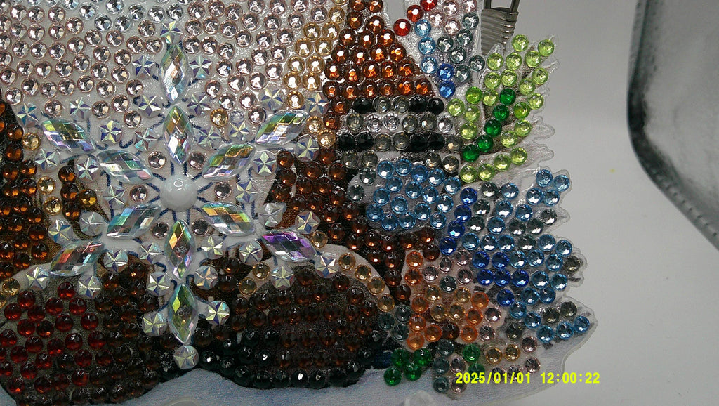 Sparkling Holiday Gnome Suncatcher