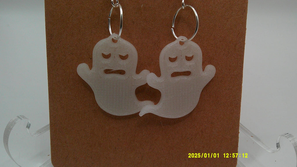 Sorrowful Spirit Earrings – Handmade Ghost Silhouettes