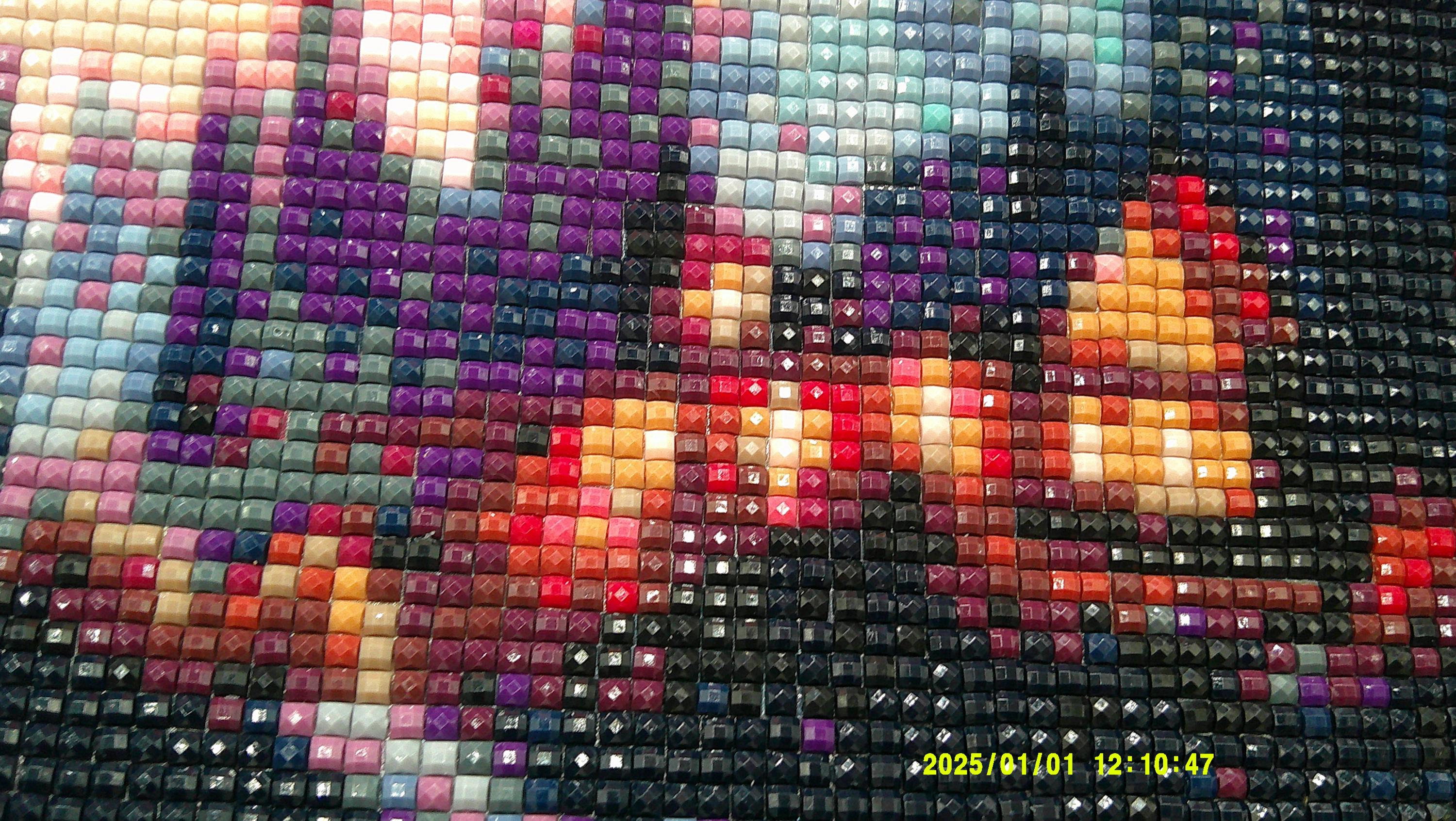 Crimson Cabin Reflections Diamond Art Painting