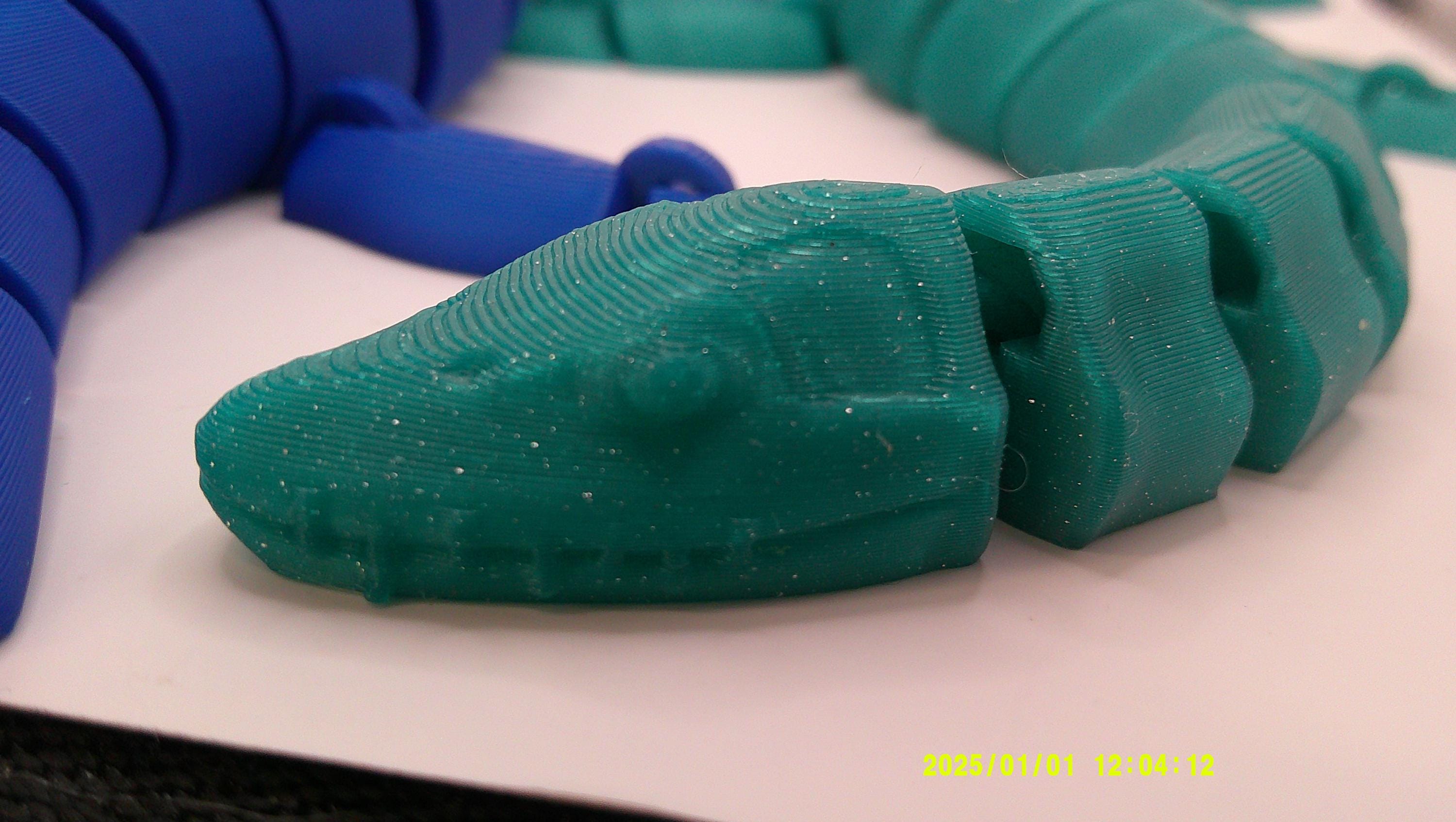 Flexible Plesiosaur Model, 3D Printed Articulated Ocean Creature, Long‑Neck Sea Figure