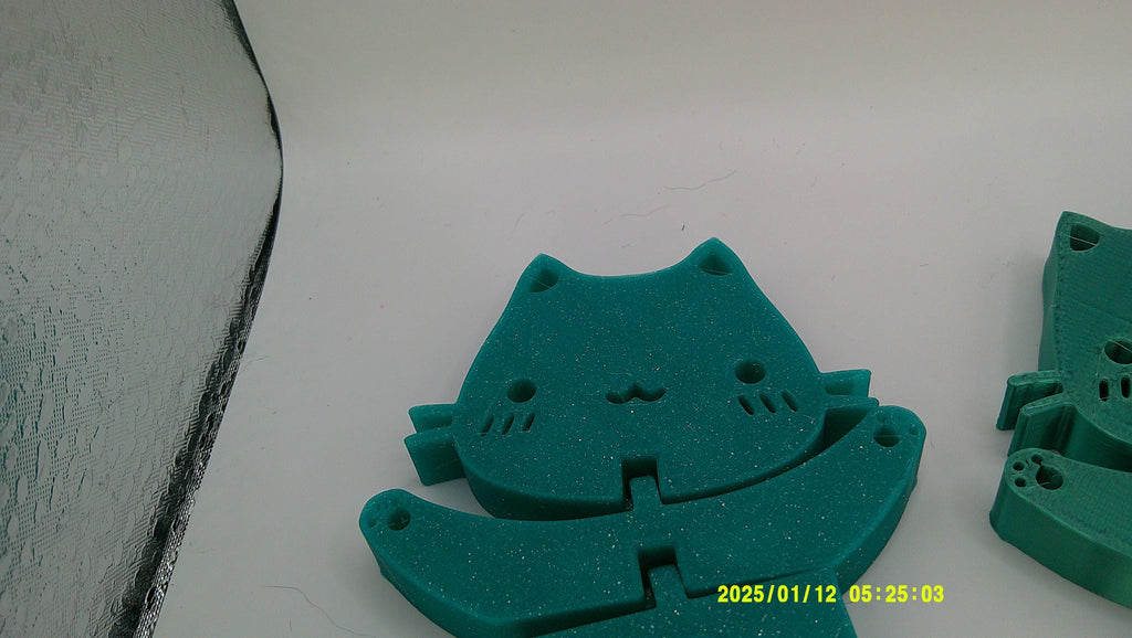 3D Printed Wiggle‑Joint Cat | Single Fidget Kitty
